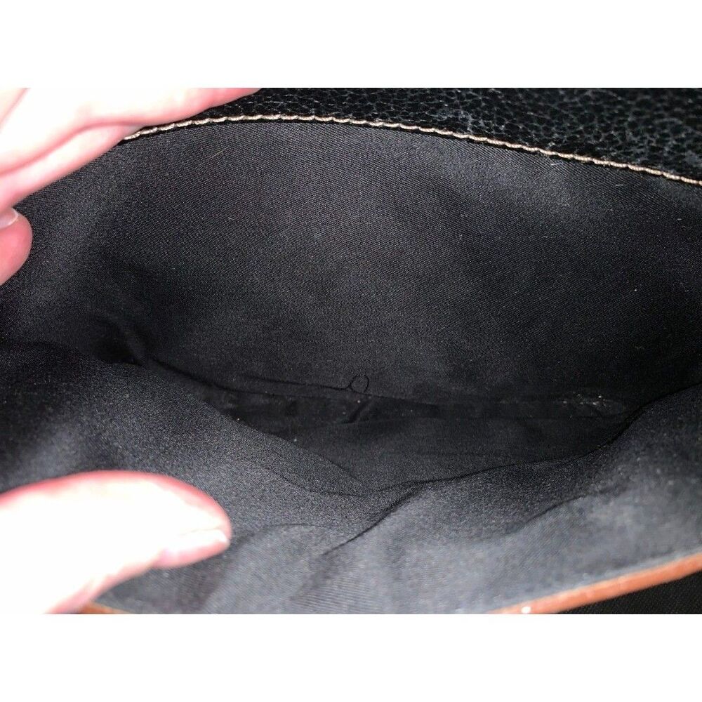 Vintage Liz Claiborne Bag Women's Brown Genuine Leather w/Tag Free Shipping - Picture 6 of 12